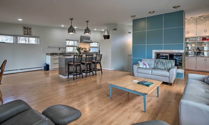 Miller Beach House | Stylish Escape w/ Elevated Deck - Walk to Beach!