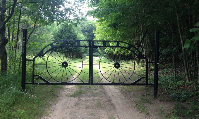 Ludington Cottage | Stylish Forest Cottage on 80 acres of private woodland