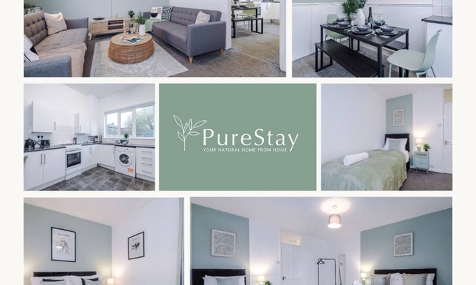 Droylsden House | Stylish House in Manchester Sleeps7|Wi-Fi Parking