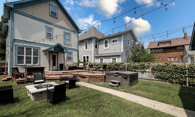 Fall Creek Place House | Stylish Indy Home with Hot Tub - Minutes from Downtown!