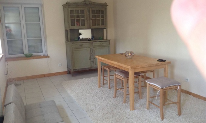 Chevaigne-du-Maine Apartment | Stylish little apartment in historical village house in central square <3