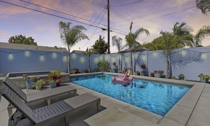 Buena Park House | Stylish Modern Home, Pool & Spa, 7 Mins to Disney
