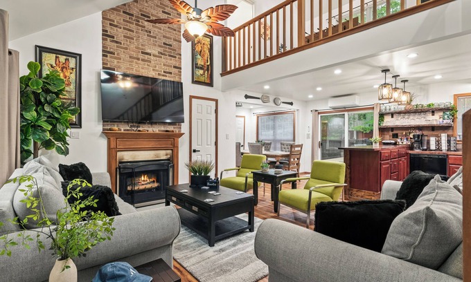 East Stroudsburg House | Stylish Mountain Retreat w/Hot Tub & Firepit | Penn Estate Getaway by AvantStay