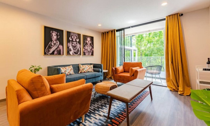 La Condesa Condo | Stylish Parque España,Condesa 2BR w/Rooftop & Gym