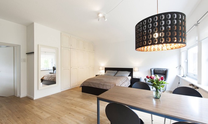 Bayreuth Apartment | Stylish studio apartment with green views