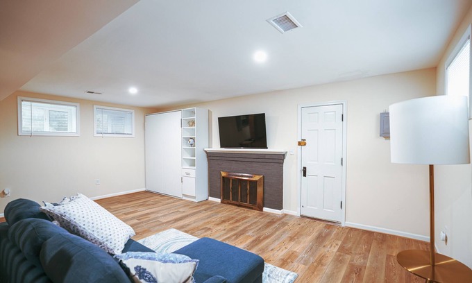 Suitland-Silver Hill Apartment | Stylish Studio Basement