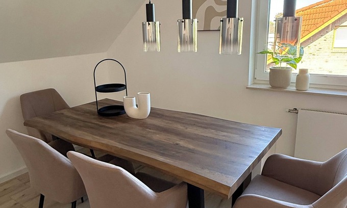 Swisttal Apartment | Stylish time out - close to the thermal baths and Phantasialand. Families welcome