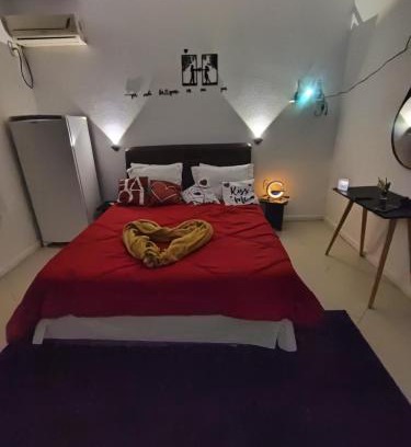 Tijucas Bed & Breakfast | Suíte Master,Quarto Ar condicionado,Tela Cinema 150" Netflix, Globo Pousada Tijucas Lua Encantada