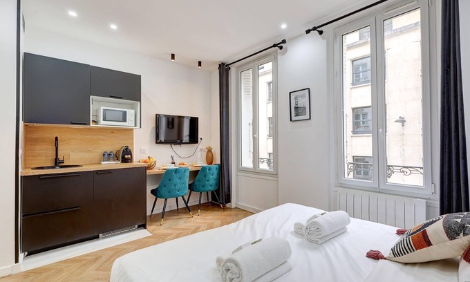 Champs-Elysees Apartment | Sublime Studio aux Champs-Elysées with A/C
