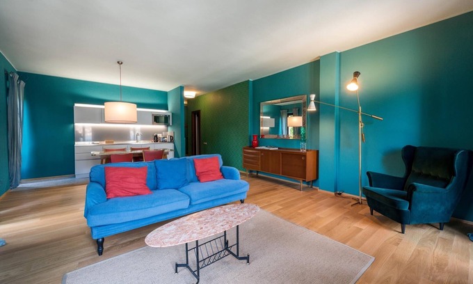 Riva Apartment | Suite "Carpa" a few steps from the lake with panoramic view. Lounge bar and swimming pool