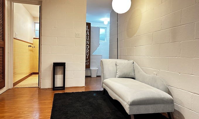 Blair Heights Apartment | "SUITE LINDA" walk-out suite in a park setting