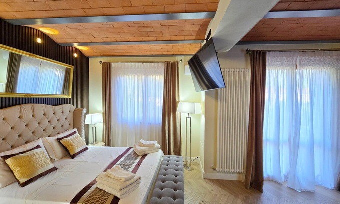 Manciano Apartment | Suite with private outdoor space and garden view