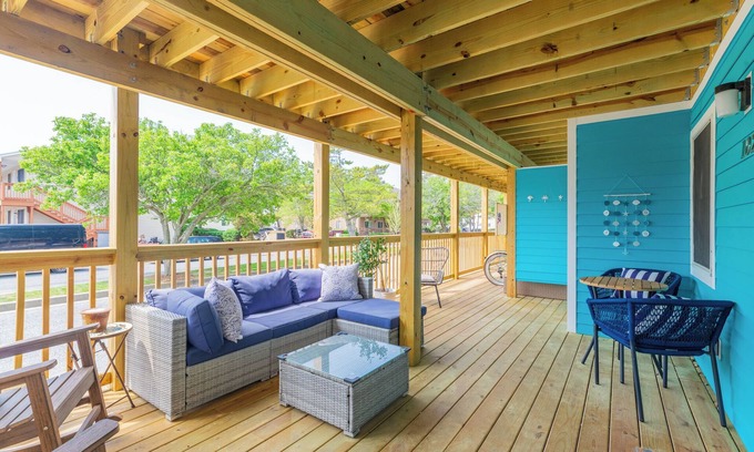 Caine Woods Condo | Summer Breeze l North Ocean City l Charming 2BR l Large Deck l Walk to Beach!