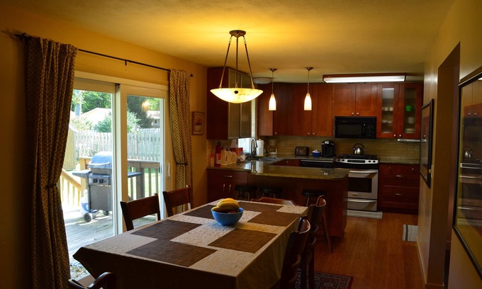 Waukazoo Woods House | Summer dates available close to Lake MI & downtown! Pool table, Grill & Fire Pit