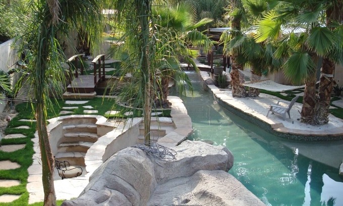 Warm Sands Villa | SUMMER DISCOUNTS! LARGE POOL - STAYS COOL! 8ft deep +river.