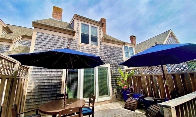 Harwich Port Cottage | Summer gem located steps from Saquatucket Harbor + Nantucket sound.