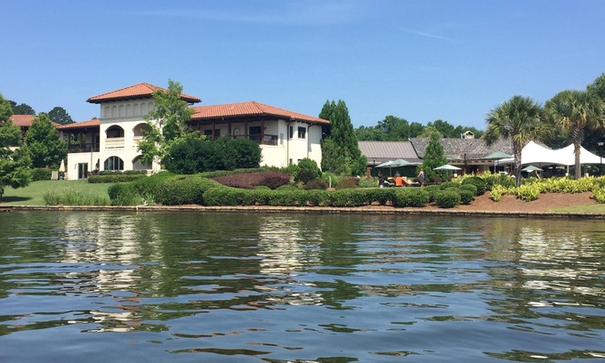 Lake Oconee Villa | SUMMER SPECIAL PRICES! Beautiful lakefront villa with boat slip in Cuscowilla.