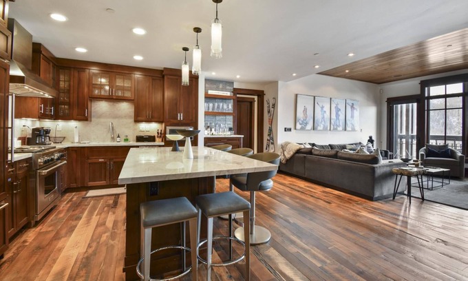 Empire Pass Condo | Summer Stays Available! Stunning Ski-in, Ski-out condo with Resort Amenities