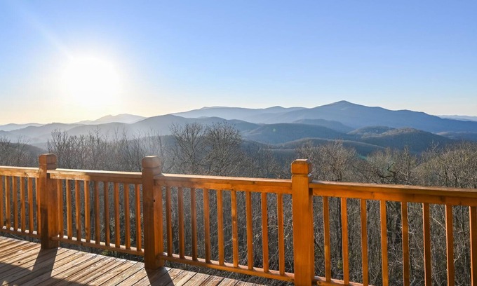Banner Elk House | Summit Lodge - 180 degree views, hot tub, close to all area attractions, luxury gated community!