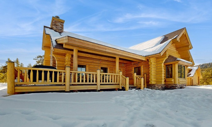 South Fork House | Sun-filled mountain home with large deck, games, & views - near skiing & trails