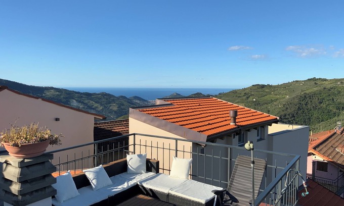 Perinaldo House | Sun. Sea. Mountains. Family-friendly village house in Liguria, Italy.