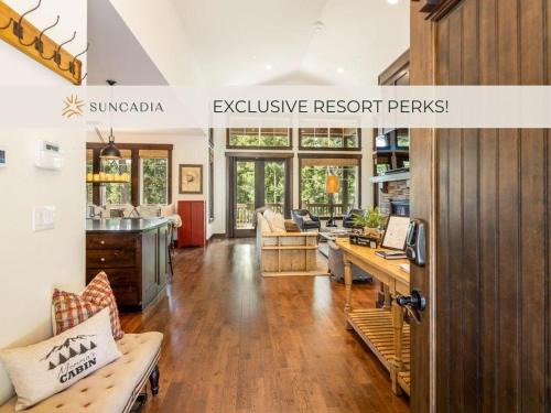 Cle Elum House | Suncadia 3 Bdrm Golf View Home with Private Sauna