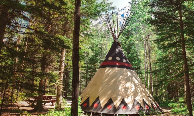 Kananaskis RV Rental | Sundance Family Tipi