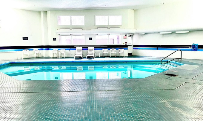 Sunday River Area Condo | Sunday River Ski in-Ski out, with pool, faces mountain.