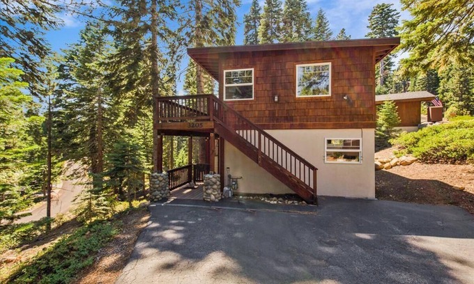 Tahoe City House | Sunny Brown West Shore Home