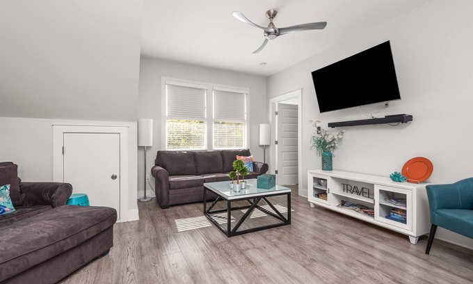 Eastwood House | Sunny East Nashville Hideaway | King Bed, 2 Balconies, Pet-Friendly