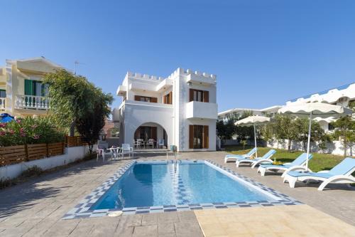 Kolymbia Villa | Sunny Kolympia Villa with Private Pool
