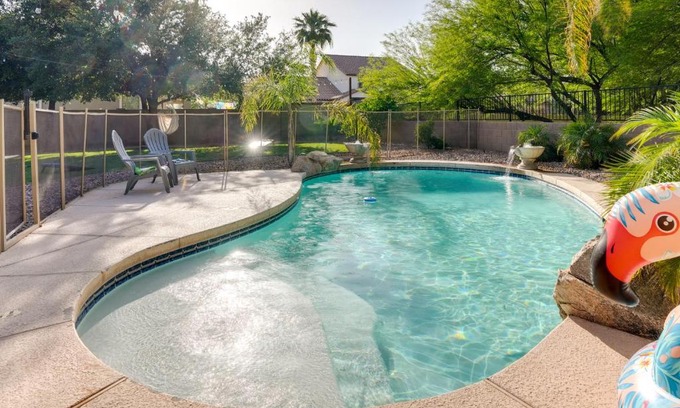 Veramonte House | Sunny V Arizona Retreat with Private Pool and Patio