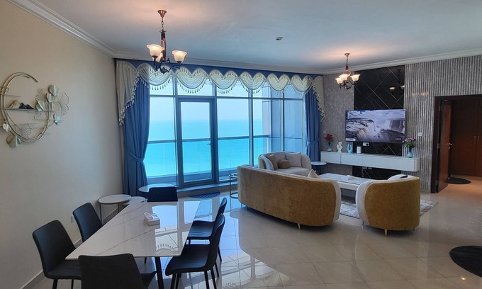 Ajman Apartment | Sunrise and sunset sea views luxury 2Bedrooms apartments.