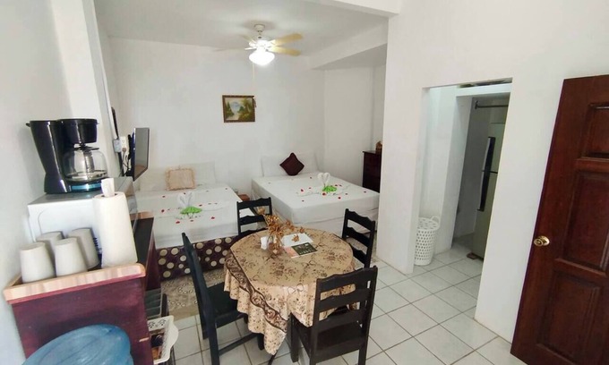 Belize City Apartment | Sunrise Sea View 2-bed Studio w Pool & Deck, 1stFl