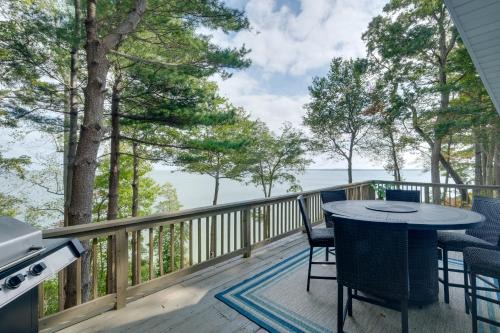 Chesapeake Ranch Estates-Drum Point House | Sunrise Views Waterfront Lusby Home with Deck!