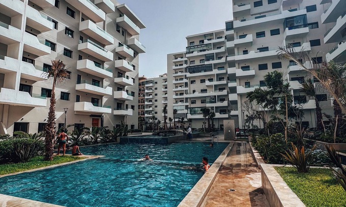 Ain Harrouda Apartment | sunset apartment with sea view in fabulous Zenata Eco city Casablanca