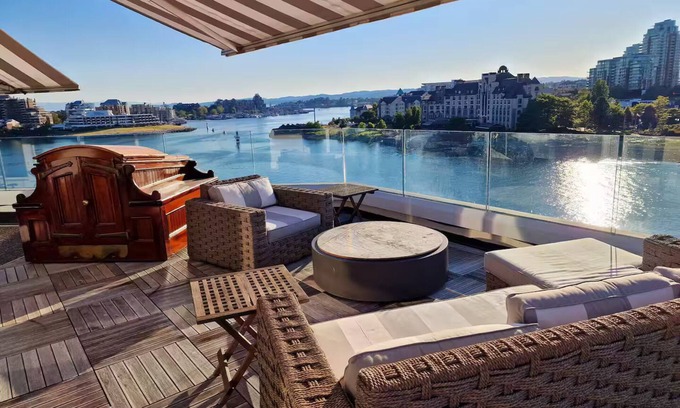 Downtown Victoria Condo | "Sunset Bay Suite" Breathtaking Waterfront Suite