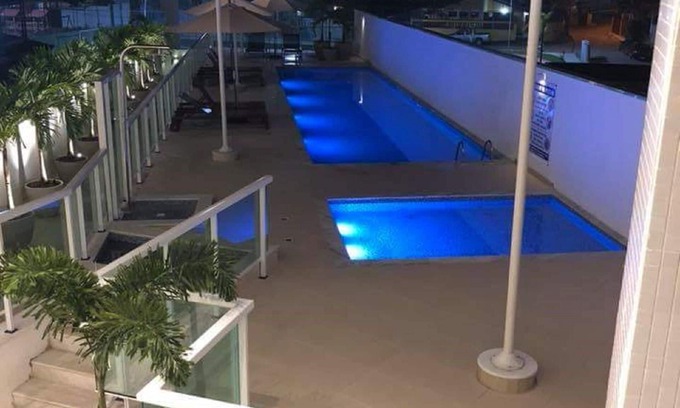 Praia Grande Apartment | SUPER COMFORTABLE SUITABLE WITH COMPLETE LEISURE VERY WELL LOCATED IN THE GRAND PRAIA