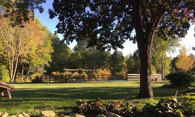 Lakeside House | Super comfy, chic converted barn with saltwater pool on 6 acres.