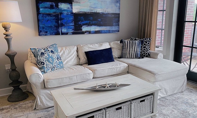 Seacrest Beach Condo | SUPER SAVE! Luxury 30A Condo, Corner Top Floor, Balcony, Pool, Steps 2 Rosemary.