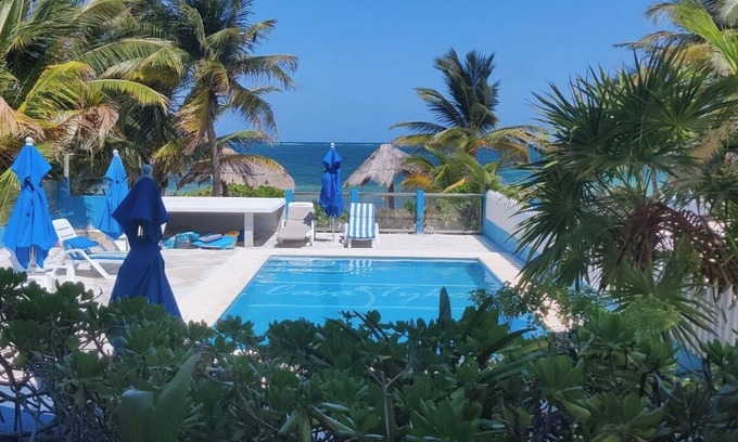 Puerto Morelos Condo | Super Sweet! And on the Beach! with Palapas! Handicapped Accessible!