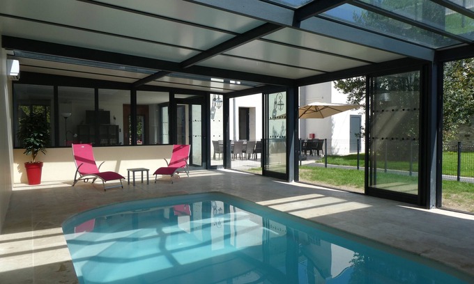 Saint-Branchs House | Superb gîte, with indoor pool, American billiards, sleeps 15
