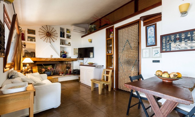 Porto Taverna House | Superb view at 250 meters. from Porto Taverna beach