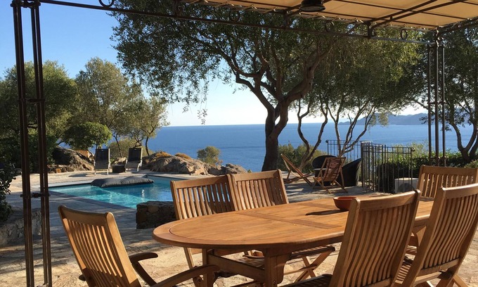Belgodere Villa | Superb view, near beach, pool, on an enchanting mediterranean site