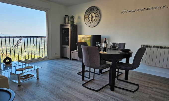 Speracedes Apartment | Superbe Appartement Neuf, 4 Couchages, Jardin et vue Mer, au Cœur du Village !