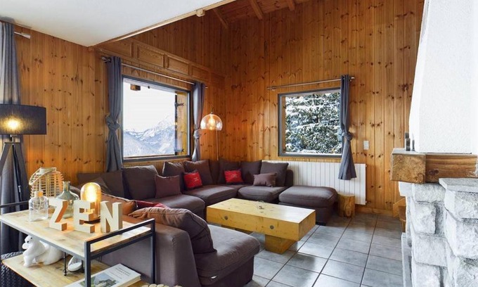 Les Eucherts Apartment | Superbe Duplex Savoyard pour 13 pers. avec Cheminée et Balcons, à 300m des Pistes - FR-1-398-616