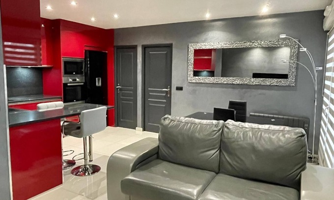 Vaires-sur-Marne Apartment | Superbe F2 Standing en rdc Parking Paris/disney