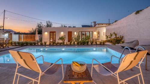 Korfalonas Apartment | Superior Argilos Cottage Private Pool - 300m From the beach