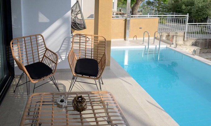 Lygia Villa | Superior Luxury Maisonette Vrachos with Private Pool