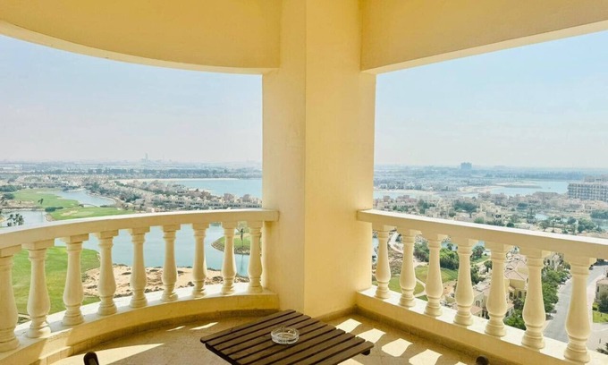 Al Hamra Village Apartment | Superior studio- Royal breeze big Balcony